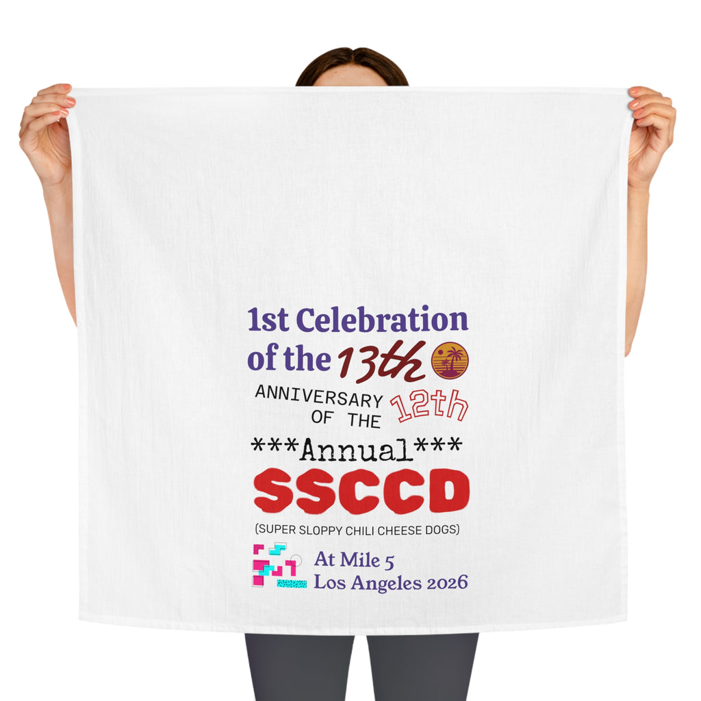 Anniversary Tea Towel — 1st Celebration of the 13th Anniversary (SSCCD) Los Angeles 2026