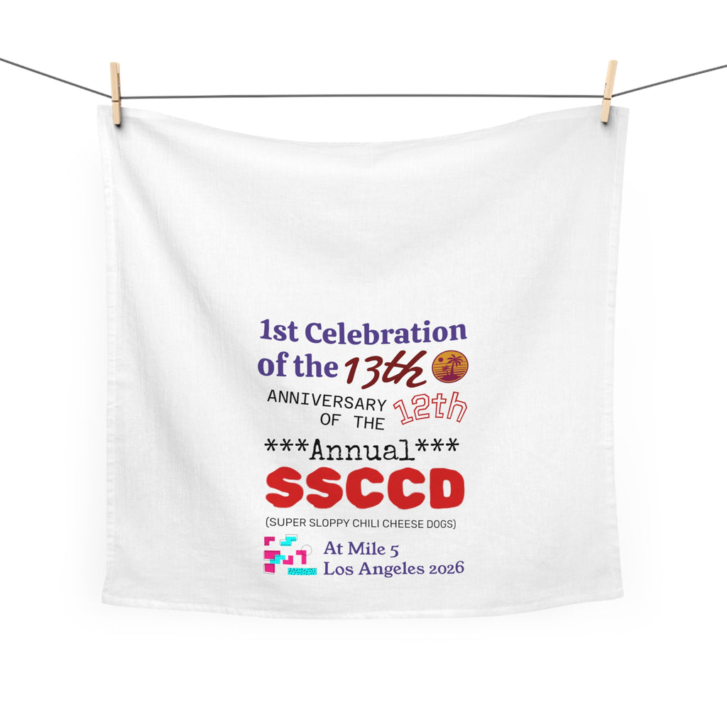 Anniversary Tea Towel — 1st Celebration of the 13th Anniversary (SSCCD) Los Angeles 2026