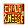Square Sticker — "Chili Cheese" Sign No.2